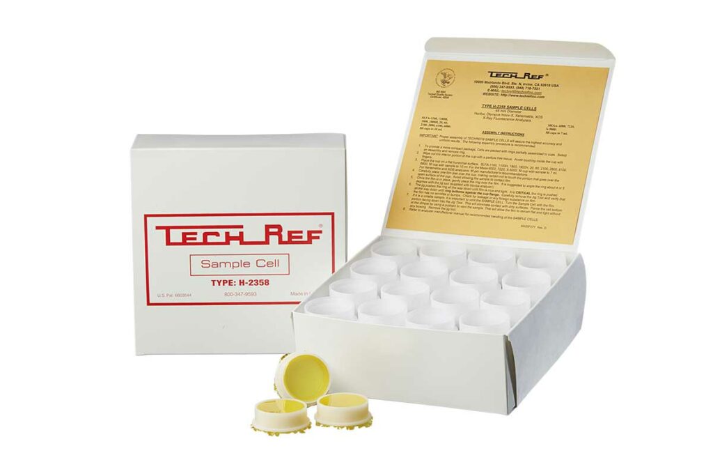 TECHREF® Type H-2358 Sample Cells-Single Open Ended - Packaged