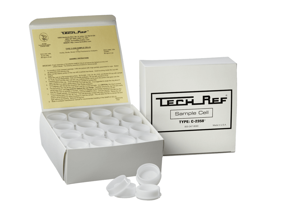 TECHREF® Type C-2358 Sample Cells-Single Open Ended